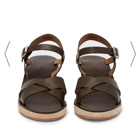 A.P.C Judith sandals in black - Picture 4 of 4